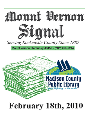 cover image of Mount Vernon Signal 02/18/2010